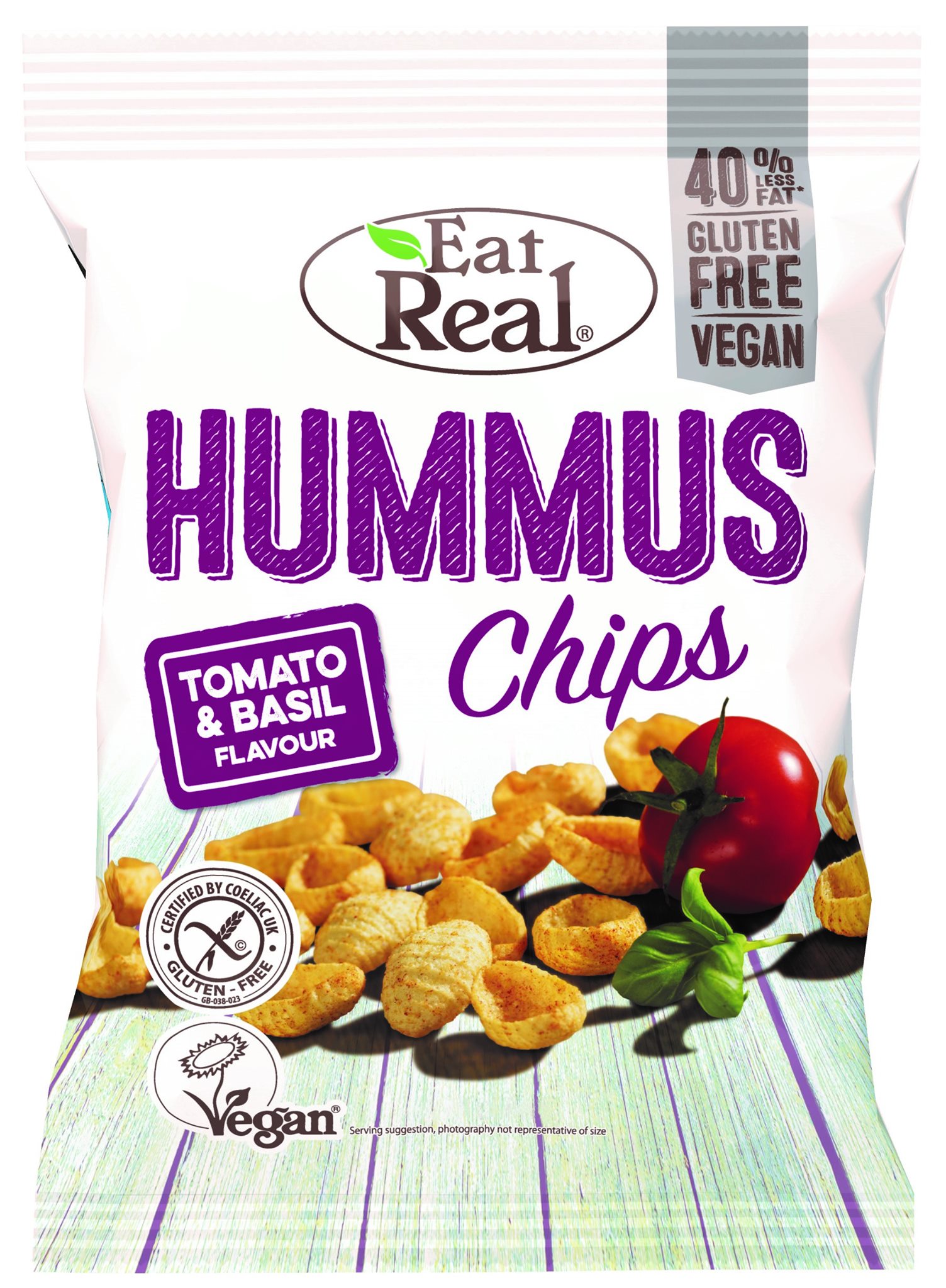 Eat Real Cofresh Hummus Chips Tomato & Basil A&W Food Service Ltd.