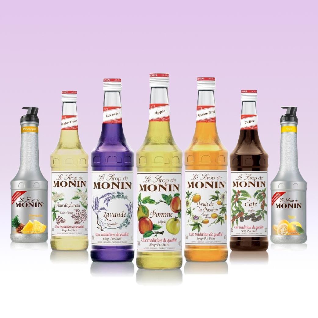 Monin Syrup, Sauce & Puree Mix